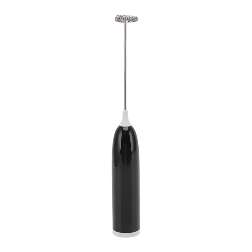 Battery Powered Milk Frother White Coffee Black Milk Beater Practical Milk Foam Maker  Home Kitchen