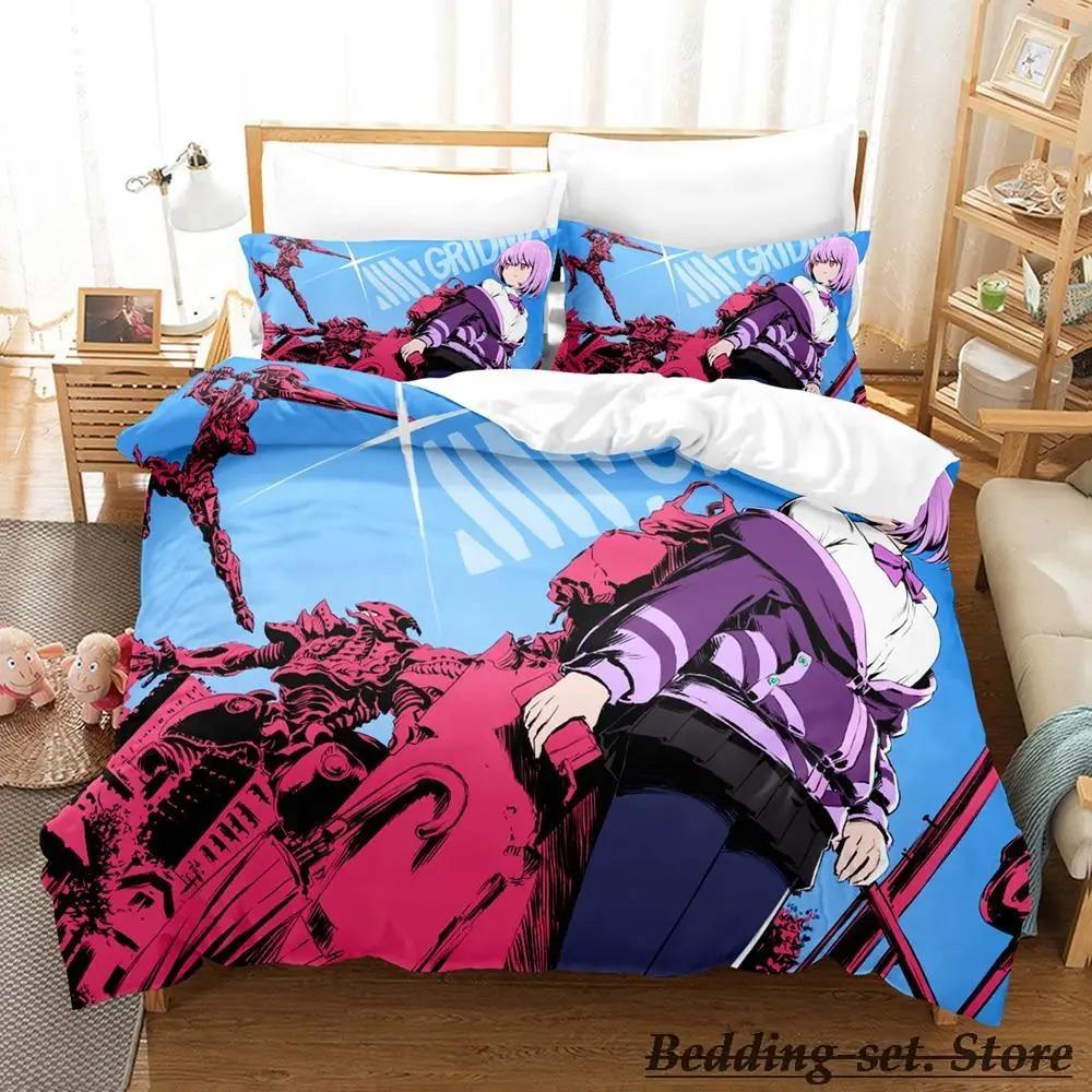 Ssss Gridman Bedding Set Single Twin Full Queen King Size Bed Set Adult Kid Bedroom Duvetcover Sets Anime Parure De Lit Bed