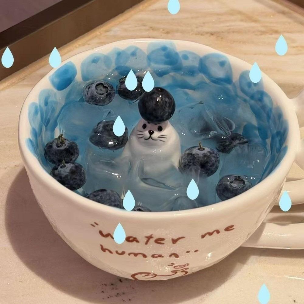 Keramik Dichtung Schwimmbad Keramiktasse 3D Figur Kaffeetasse Milch Anime Themen Tasse Frühstück Kaffee