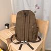 Schoolbag Large-capacity Schoolbag Female High School College Student High-value Niche Lightweight Anti-splashing Plaid Backpack Travel Backpack