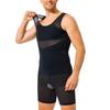 Heren Corrigerend Bodysuit Taille Cincher Strakke Compressie Afslankend Vest Basislaag