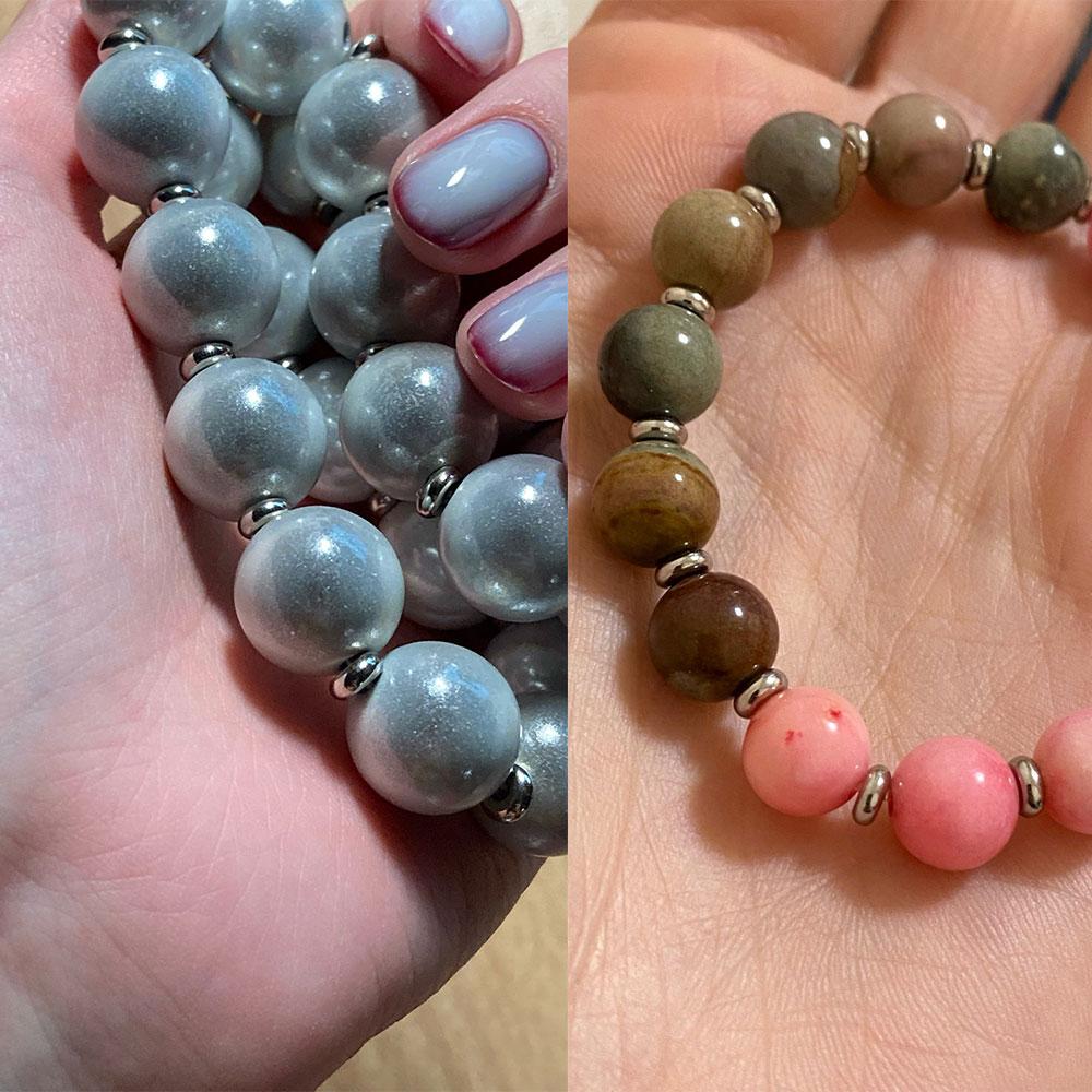 50pcs Spacer Beads For Jewelry Making Supplies Flat Round Loose Beads Stainless Steel Beads DIY Bracelet Jewelry Accessories