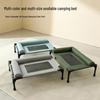 All-Season Washable Elevated Pet Bed: Mesh Fabric, Moisture-Proof, for Small to Large Dogs and Cats. Perfect for Camping.