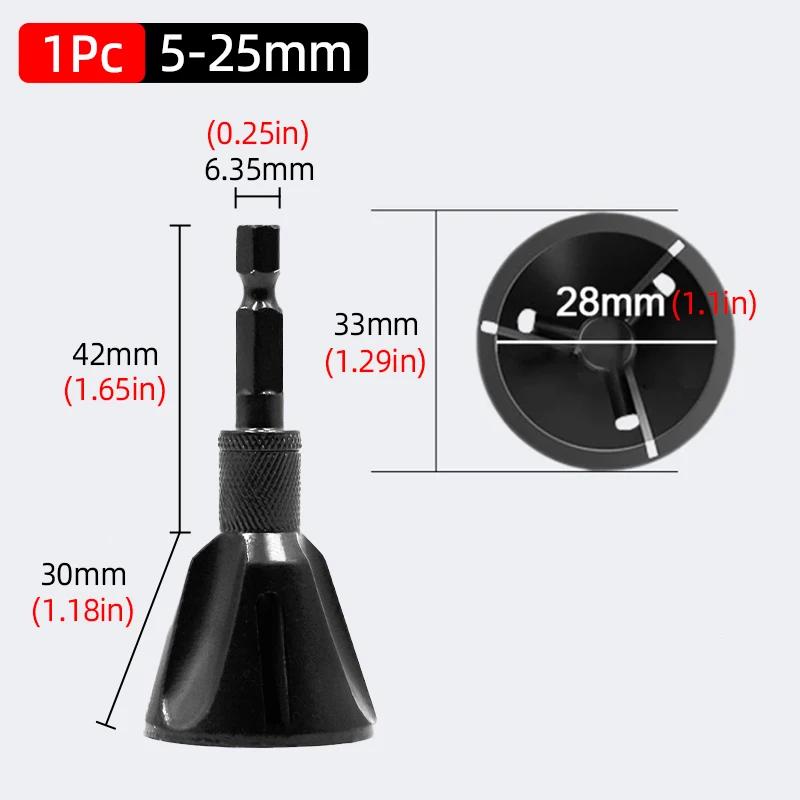Deburring External Chamfer Tool Remove Burr Clean Bolt Tools Cutter Bolts Thread Fillet Trimming Knife Accessories 3-20mm 5-25mm