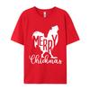 Frohe Chickmas Vintage T-Shirt Weiße Baumwolle Oberteile Hemd Gruppe Neuestes Preppy Stil T-Shirt Marke T-Shirt
