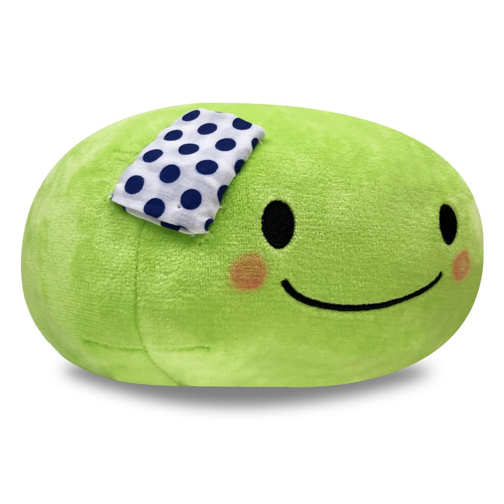 Plyšová ozdoba maskot, roztomilý, nadýchaný, měkký, polštář, hračka, uklidňující, dárek, (Onsen Manju, zelený)