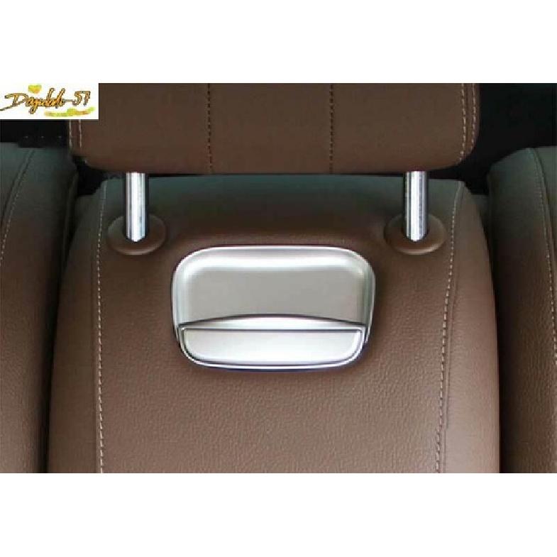 For Benz E-Class W213 2016- Matte Sliver Car Rear Seat Handle Cover Trim