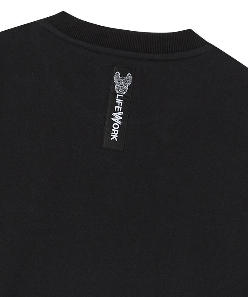 LIFEWORK Silver Logo Lettering Sweatshirt
