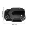 uxcell Motorcycle Kickstand Plate Pad Aluminum Alloy for BM W Compatible with C400GT 2023