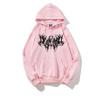 Women's Hooded Long Sleeve Sweatshirt Loose Fit Gothic Graphic Print Pullover Top 2022 Winter Hip Hop Vintage Streetwear Hoodie