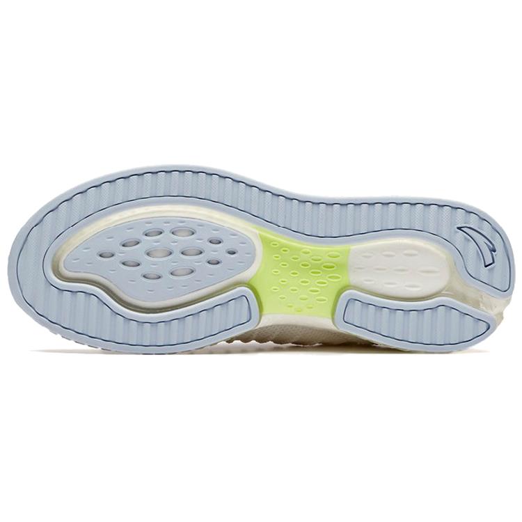 Anta Slip Resistant Abrasion Resistant Breathable Cushioning Low Top Running Shoes Women's White Blue Pink 12925501-1