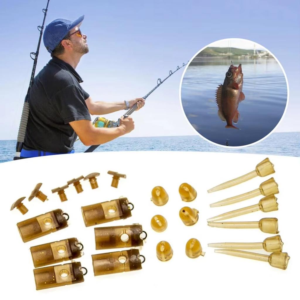 Pack of 100 Fishing Micro Bead Soft Rubber Bead for Helicopter Rigs Tackle Accessories Method Feeder Tool