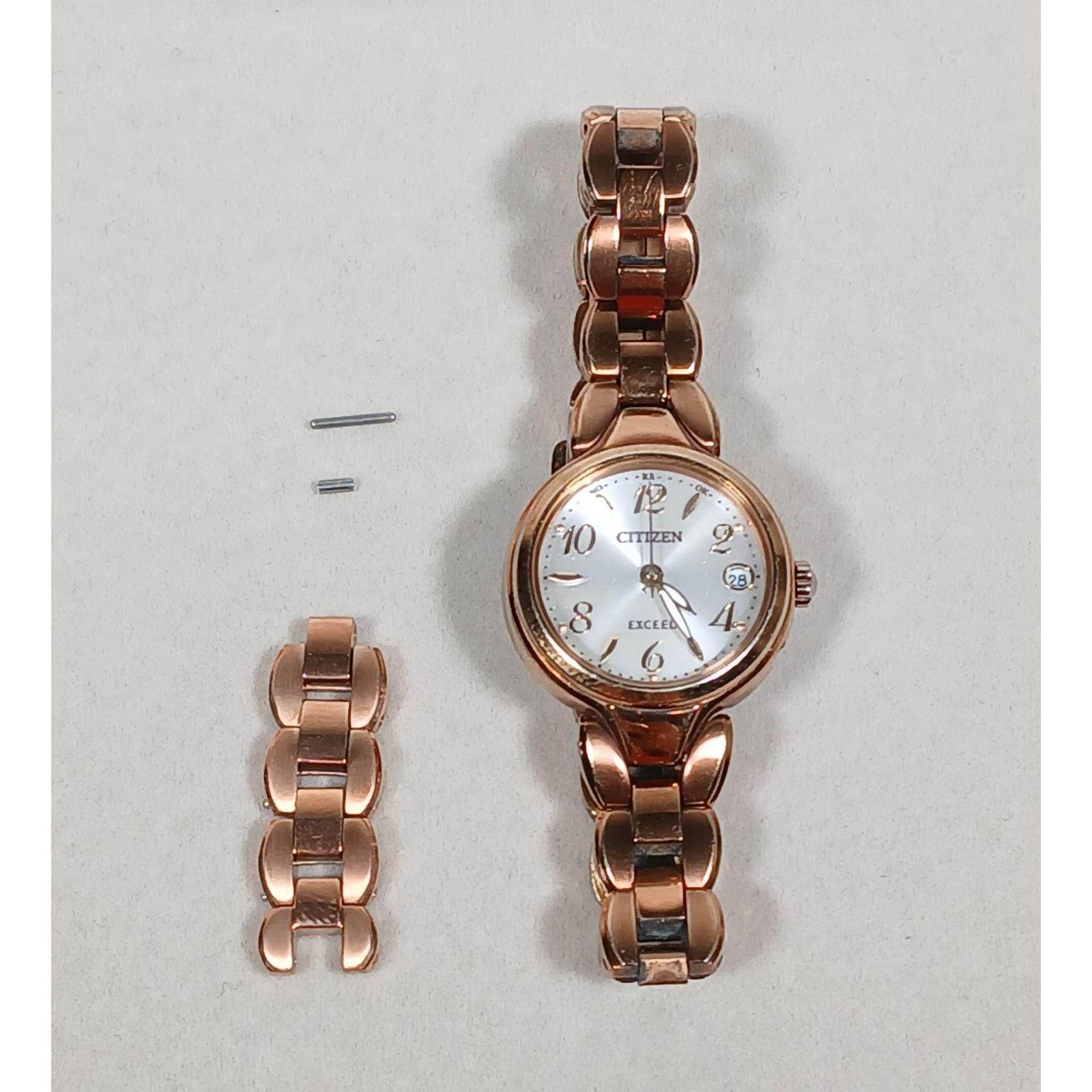 CITIZEN Citizen EXCEED Eco Drive Radio Watch Shell Dial H058-T018807 Ladies Out of Battery Current Status