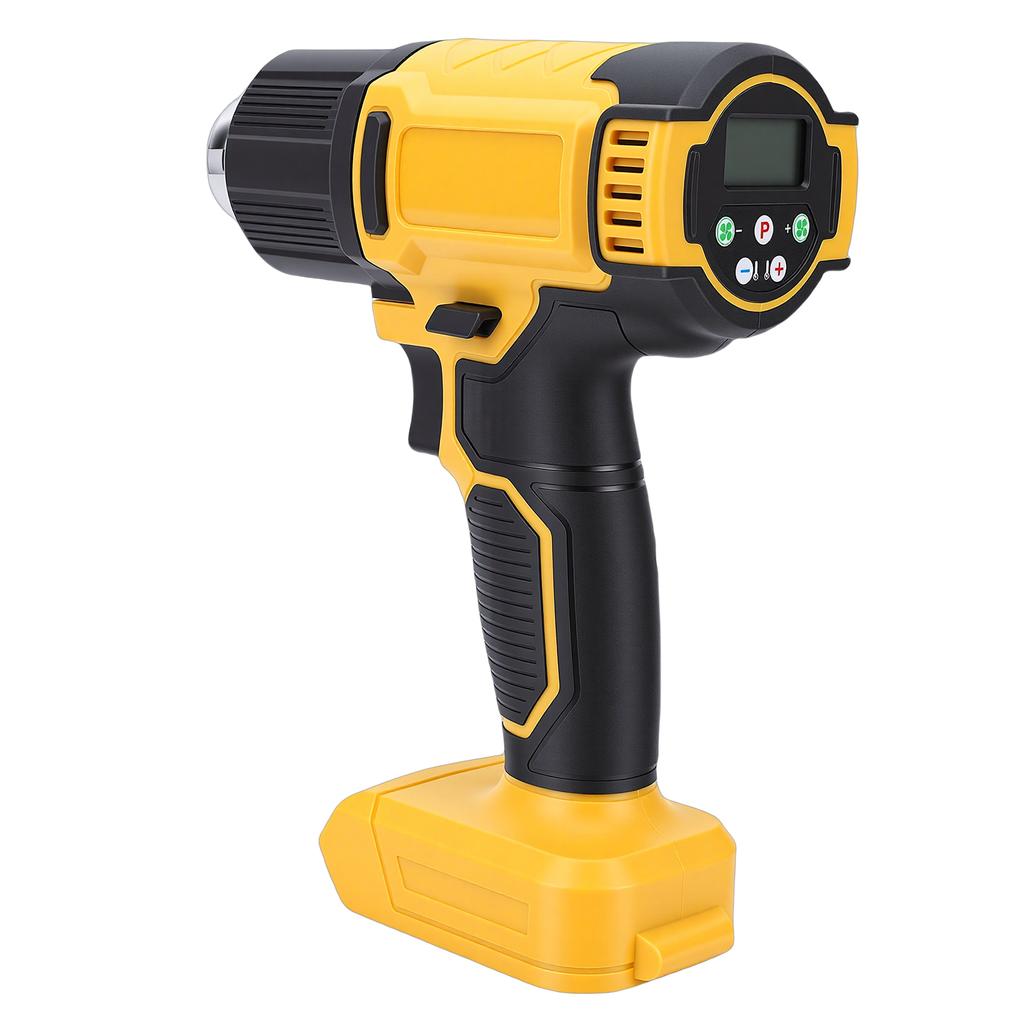 Cordless Heat Gun Fit for DCB206 20V Battery 122 Fahrenheit  1022 Fahrenheit  Hot Air Gun With Digital LCD Display