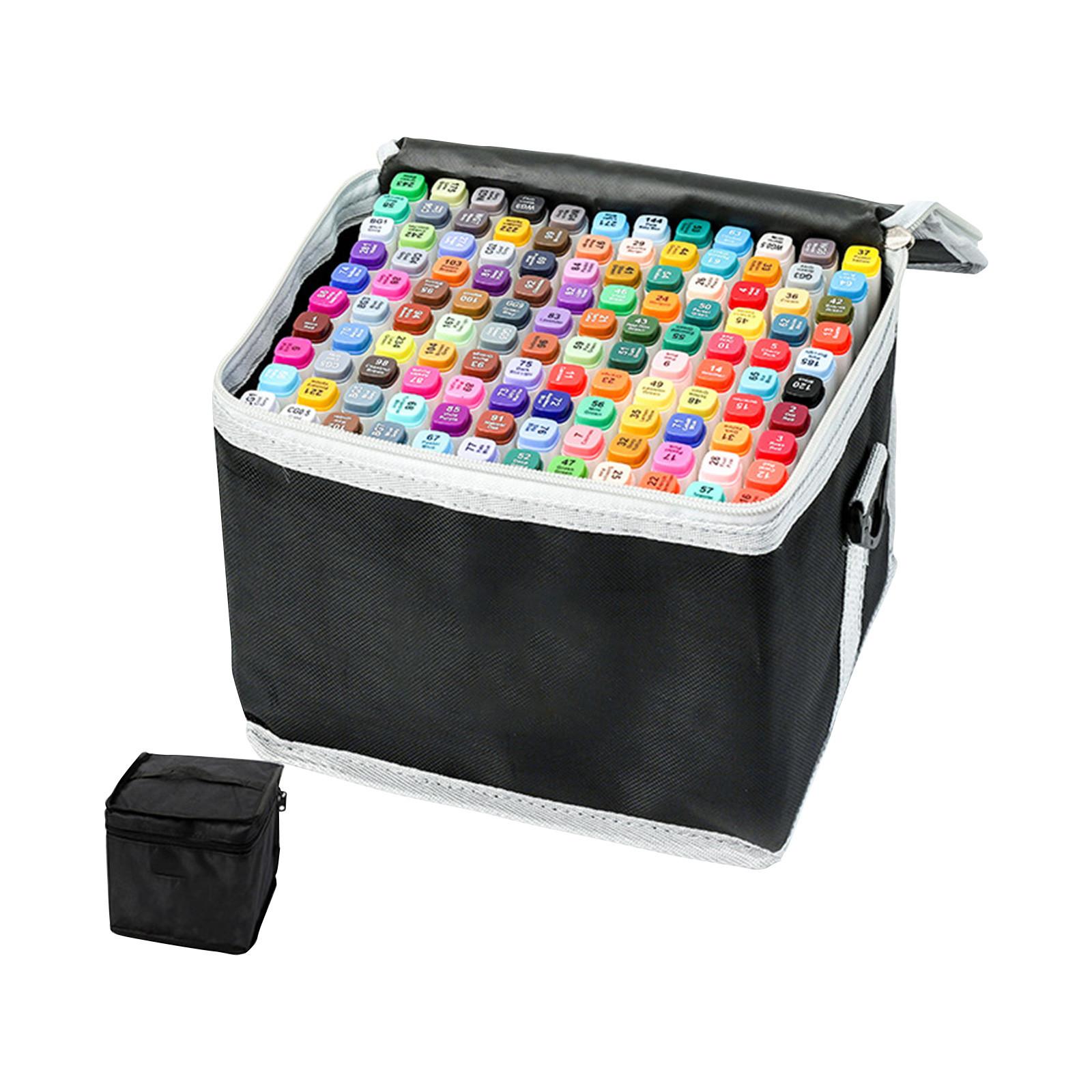 

Набор маркеров для рисования с концевыми кистями для взрослых художников, раскрашивающих иллюстрации - маркеры из сандалового дерева - концевая кисть и тонкий наконечник 144 мл One Size