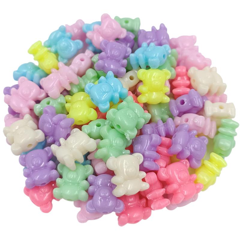 Exquisit Unique New Fashion margele acrilice 20/40/100 buc Diy Brățară Colier Mărgele distanțare libere Nou Sosire Bomboane Accesorii manuale