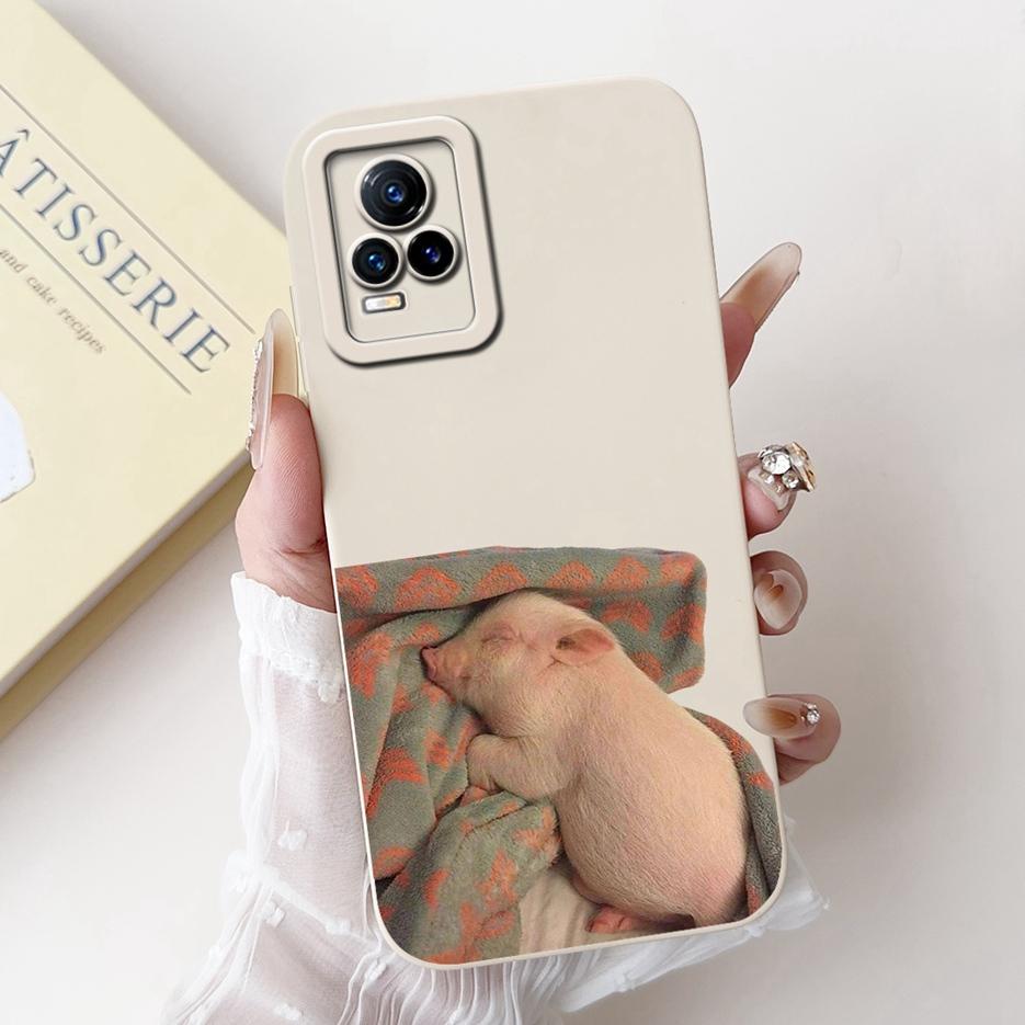 For Vivo V21e 4G Case V2061 Cute Funny Animals Painted Cover Soft Silicone Phone Case For Vivo V21 V 21 e VivoV21e Fundas Bumper