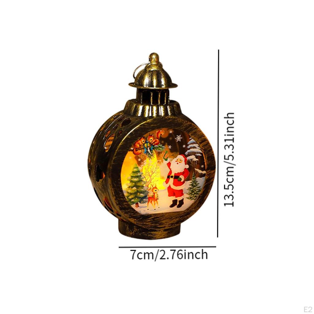 Latarnia Świecowa Do Dekoracji Bożonarodzeniowej, Wisząca Lampa Do Domu I Ogrodu