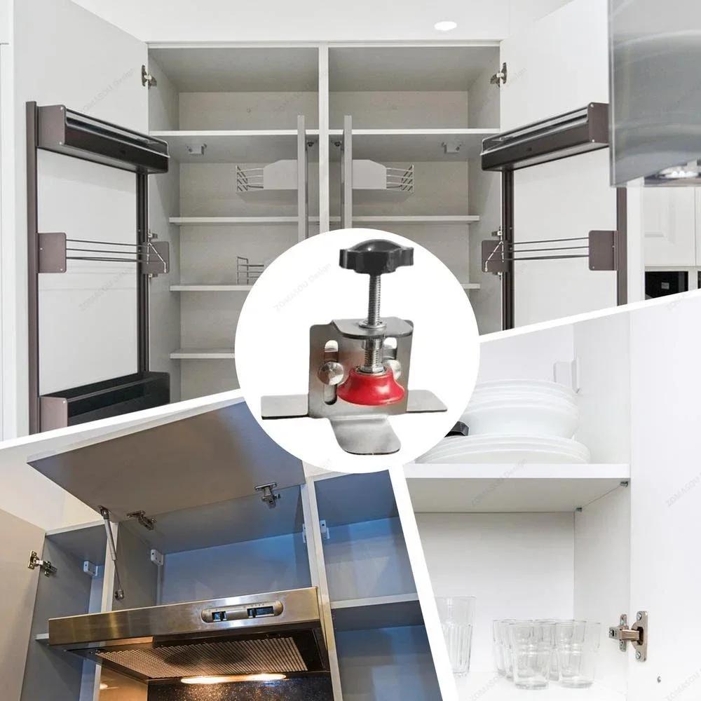 Cabinet Door Installation Positioner Cabinets Frame Hidden Door Stainless Steel Household Mounting Jig Woodwork Tool Wholesale