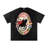 Summer Soccer Vibes Unisex Washed Oversized Cotton T-Shirt