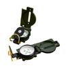 Aluminum Alloy Hiking Compasses Folding Lens Compasses Precise Navigation Expedition Tool for Outdoor Backpacking