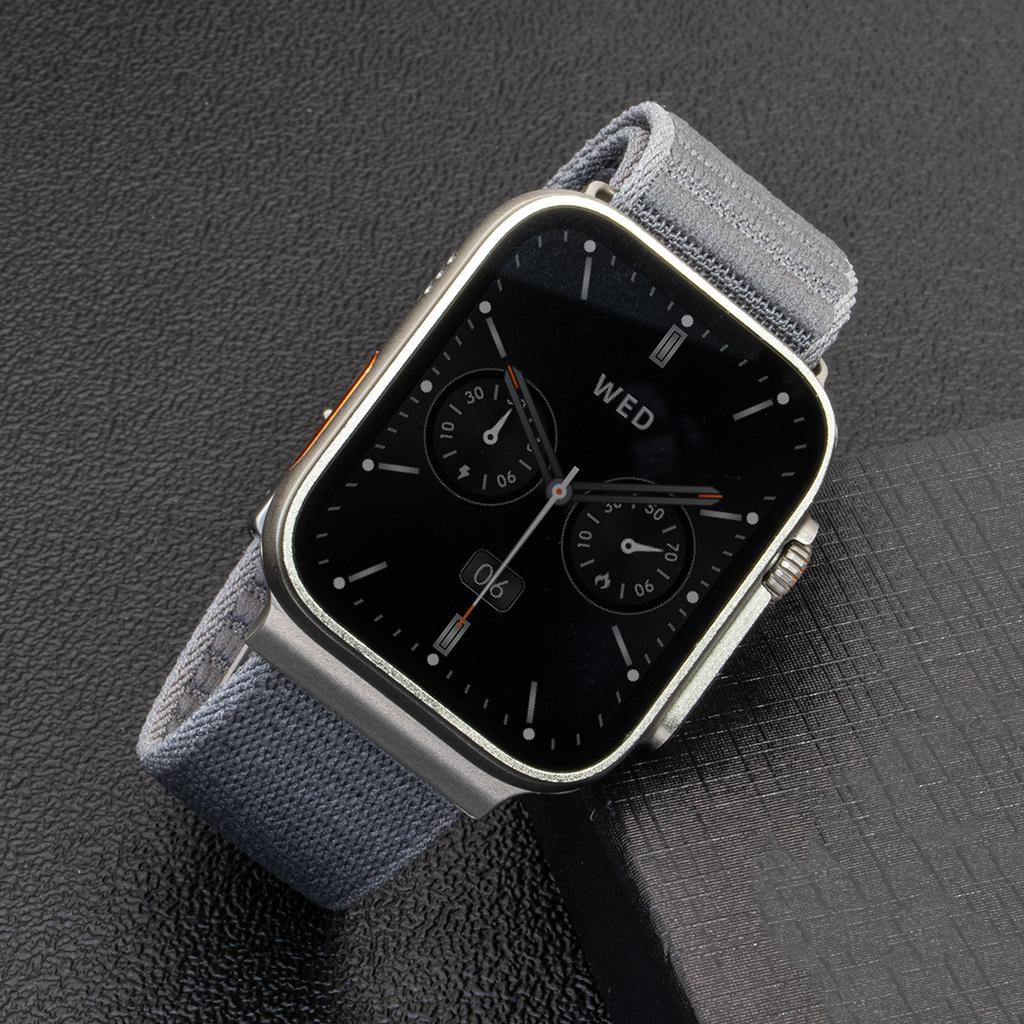 Alpine Loop Band for Apple Watch Strap 49mm 46mm 45mm 44mm 42mm 41mm 40mm Nylon Sport Loop Iwatch Series SE 10 9 8 7 6 5 Ultra 2