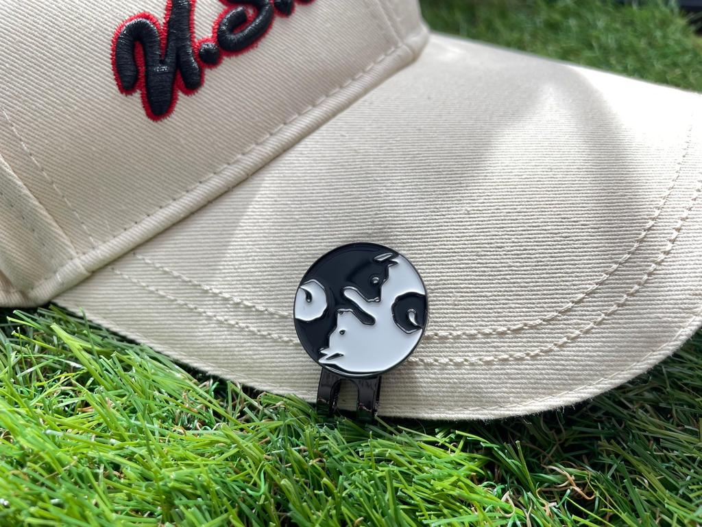 Golf Marker with Magnetic Clip Hat Clip Taiji Tao Mark