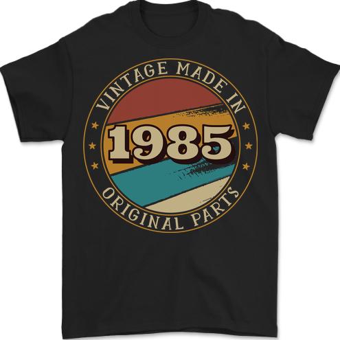 41st Birthday Vintage Made In 1985 Unisexs TShirt 100 Cotton S