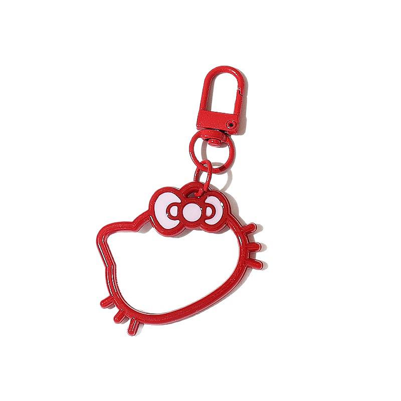 Creative Cartoon Kitty Bow Keychain Pendant, Cute Bag Decoration, Small Gift Accessories for Women