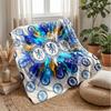 Chelsea FC Theme blanket Soft Flannel Blanket Plush Throw Blanket Cozy Sofa Bed Blanket for Home Decor