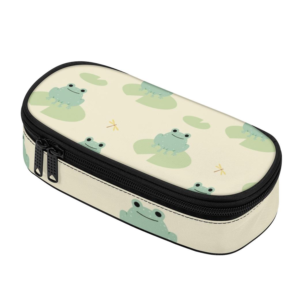 Pencil Case Large Capacity 300D Polyester Easy Open Zipper with Pen Slots Mesh Pocket and Spacious Main Compartment for Boys Girls