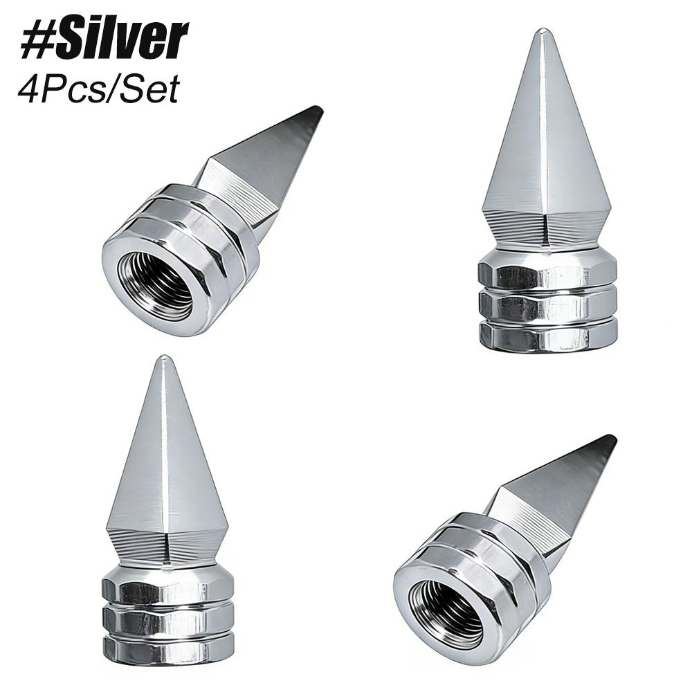 4PCS Tire Valve Stem Caps, Universal Dustproof Tire Valve Stem Covers for Cars, SUV, Trucks, Bikes, Motorcycles, Bicycles