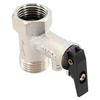 Safety Valve Pressure Relief Valve Boiler 1/2Inch Threads Brass Adjustable