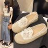 Fashion New Comfortable Fisherman's Shoes Women's Breathable Flat Sole Soft Sole Casual Shoes Women's Summer Lace Upper Outdoor Shoes