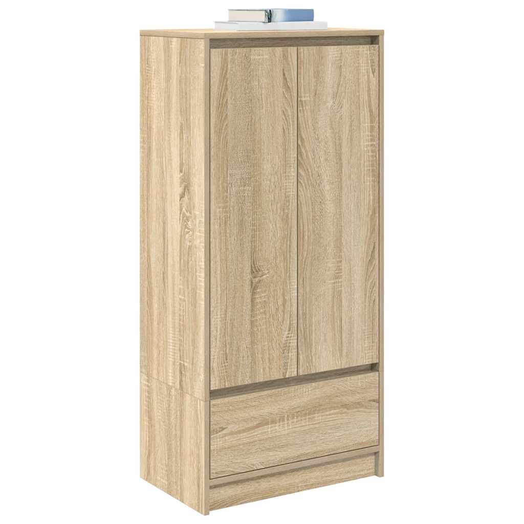 Cabinet with Drawer Sonoma Oak 55.5 x 34 x 119.5 cm