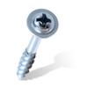 100Pcs Pocket Hole Screws Coated Cross Self Tapping Screw St4 Drive Screw Hole