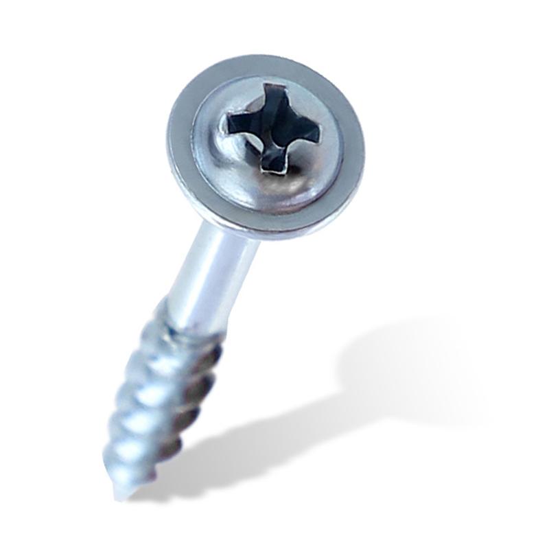 100Pcs Pocket Hole Screws Coated Cross Self Tapping Screw St4 Drive Screw Hole