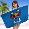 H-Hysteric M-Mini Cute Girl Microfiber Printed Beach Towel Mountain Climbing Yoga Beach Swimming Running Absorbent Soft Towel