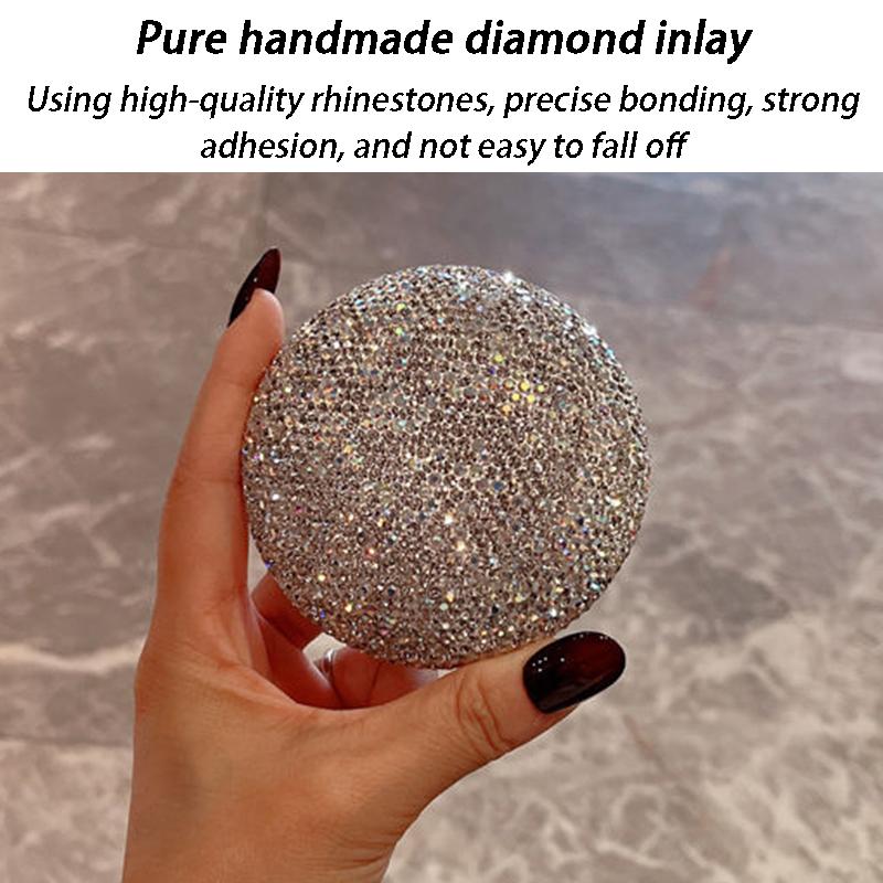 Luxury Proposal Ring Box Diamond Studded LED Ring Boxes Wedding Rings Packaging Box Women's Jewelry Storage Display Boxes