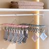 Edelstahl Kleiderständer Sockenhalter Mit 20 Clips Winddicht Multi Clip Wäscheständer Für Unterwäsche Socken Balkon Aufbewahrungsständer
