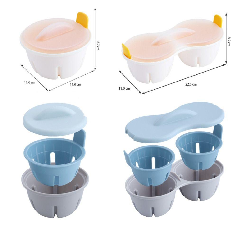 Kitchen Cooking Mold Egg Steamer Food Grades Plastic Steamed Egg Box Egg Fryer  Kitchen Cooking