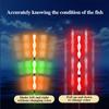 ONLYOU Spiral Tail Eye-catching Induction Electronic Fish Float Luminous Intelligent Float Outdoor Lake Reservoir Pond Ice Fishing Float 2/4pcs/set