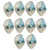 10Pcs Sea Creature Sew on Patches for Clothing Jackets Jeans Dress Artifical Pearls Beaded Sewing on Patches Appliques