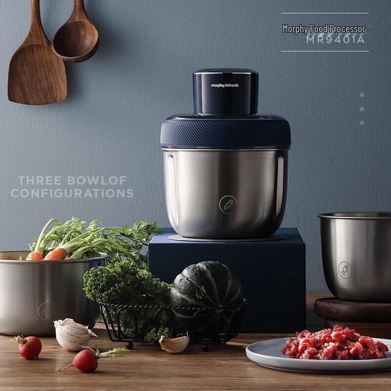 Morphy Richards 1.2L Multi-functional Meat Grinder & Food Processor CN plug (adapter included)