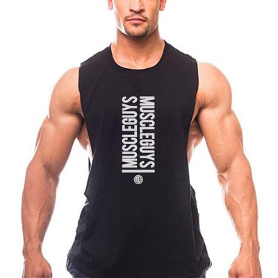 Ginásios stringer tanque superior dos homens sem mangas camisa musculação roupas dos homens tanktop fitness singlets colete muscular