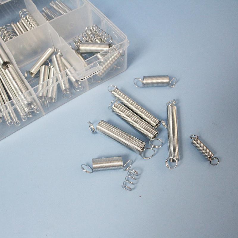 300pcs Spring Assortment Kit - 20 Sizes Galvanized Steel Compression/Tension/Extension Springs for Mechanical DIY Home Repairs