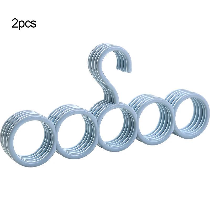 2/5/10/20pcs-Plastic Solid Pants Hanger Multifunctional Hanger Pants Hanger Scarf Storage Hange