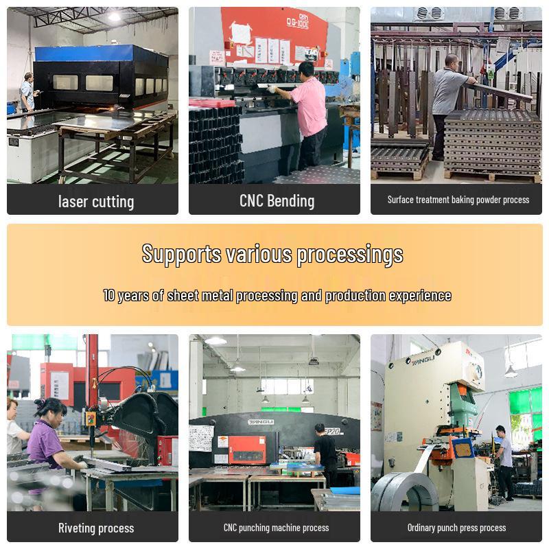 Zhuorui Aluminiumlegierung Computergehäuse mit Präzisionsblech-Chassisrahmen und Elektrogehäuse