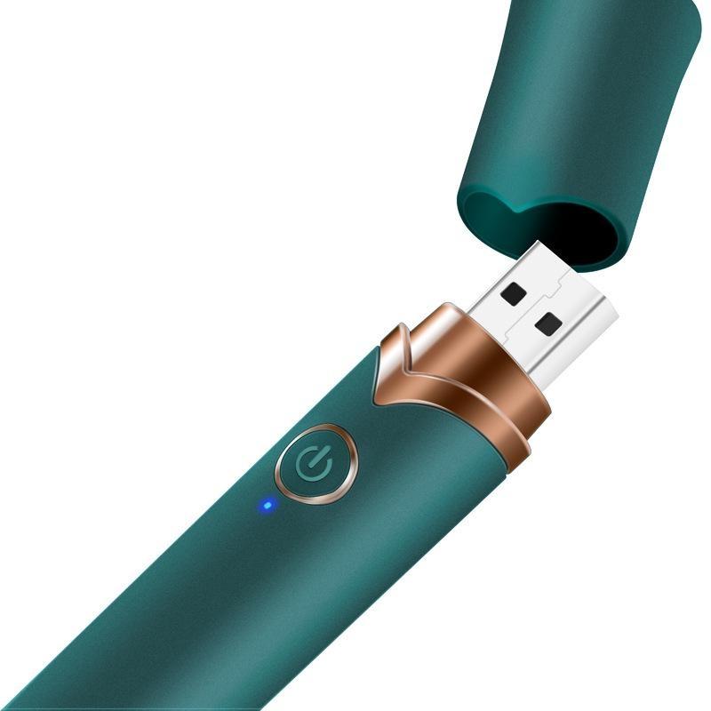 Sex Toys USB Rechargeable Massage Vibrator Makeup Brush Design Flirting ABS Clitoris Stimulator Masturbator Massage Stick for Women