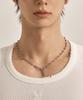 Lanarchive [1187] Twisted Link Chain Necklace